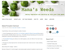 Tablet Screenshot of mamasweeds.com